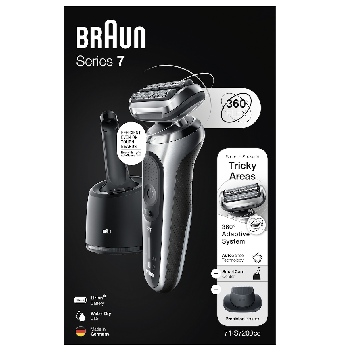 Braun Series 7 barbermaskin 71-S7200cc