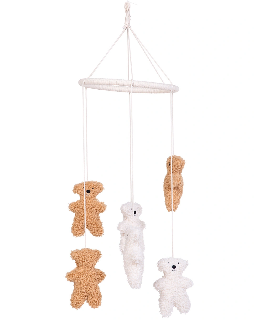 Mobile TEDDY in weiß/braun