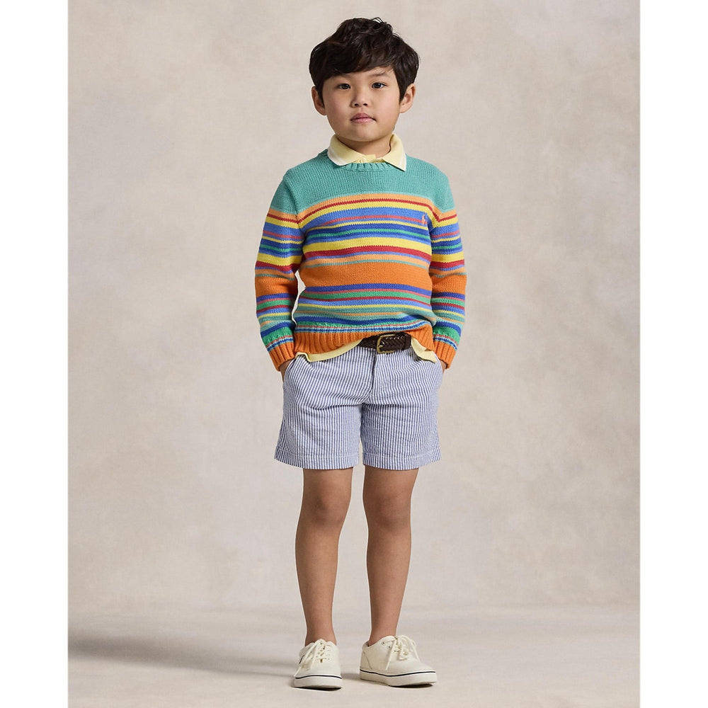 Køb Polo Ralph Lauren Blue Seersucker Preppy Shorts
