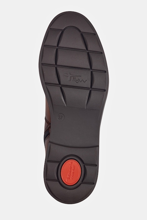 Tamaris Leder-Chelseaboots, Zipper, Wechselfußbett