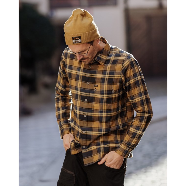 Lundhags Järpen Plaid Flannel Shirt Olive