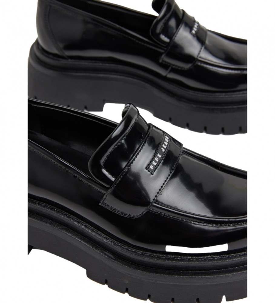 Mocassins pretos Pepe Jeans Queen Oxford
