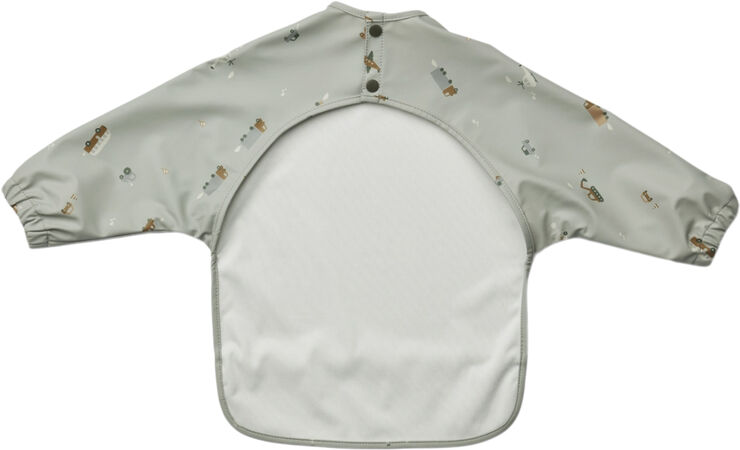 Liewood Merle cape bib Vehicles/dove blue mix