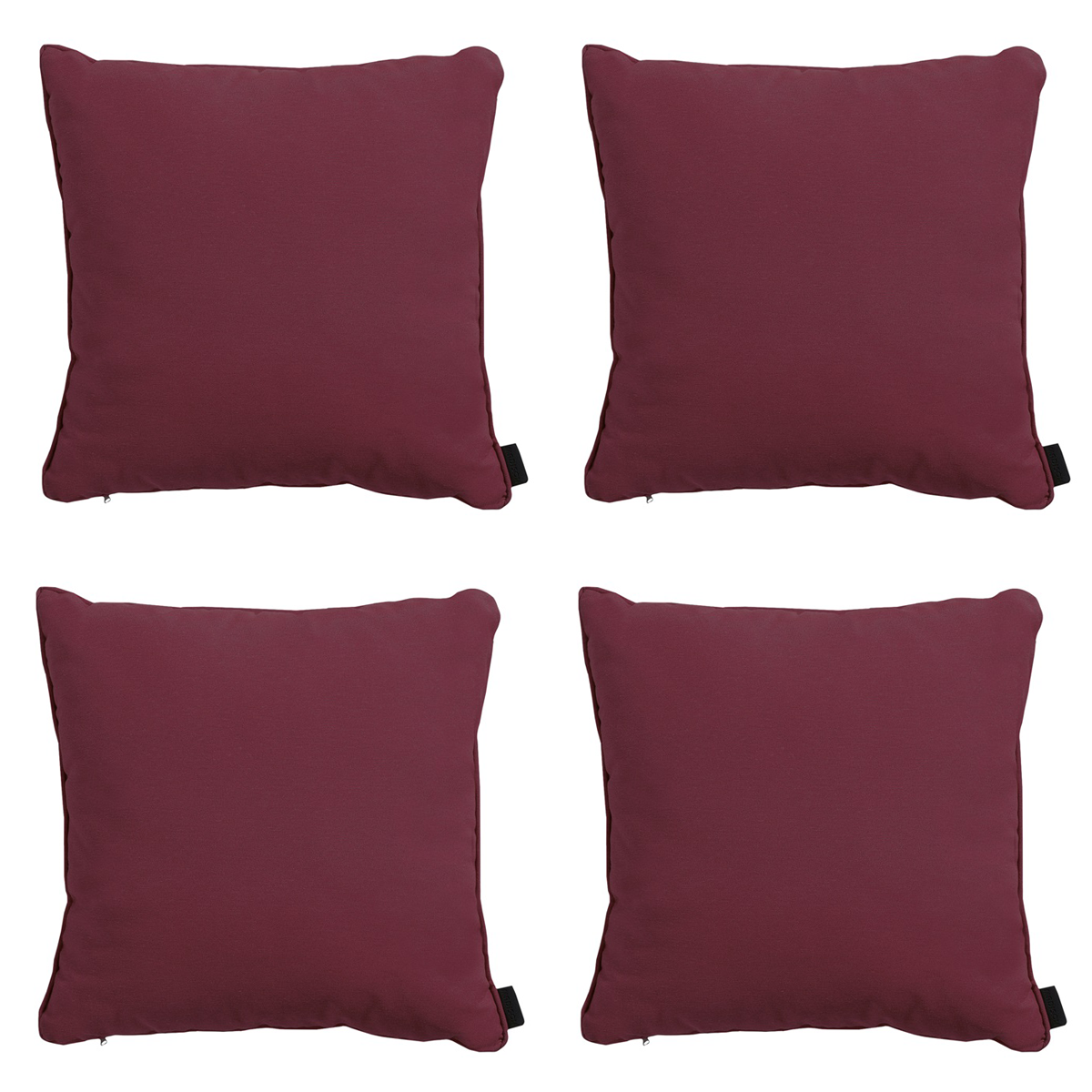 Madison Panama bordeaux Sierkussen - Set van 4