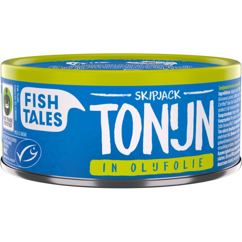 Fish Tales Skipjack tonijn in olijfolie