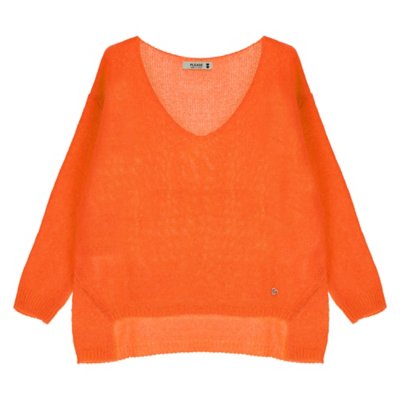 Pull femme Maille Unie Asymetrique PLEASE