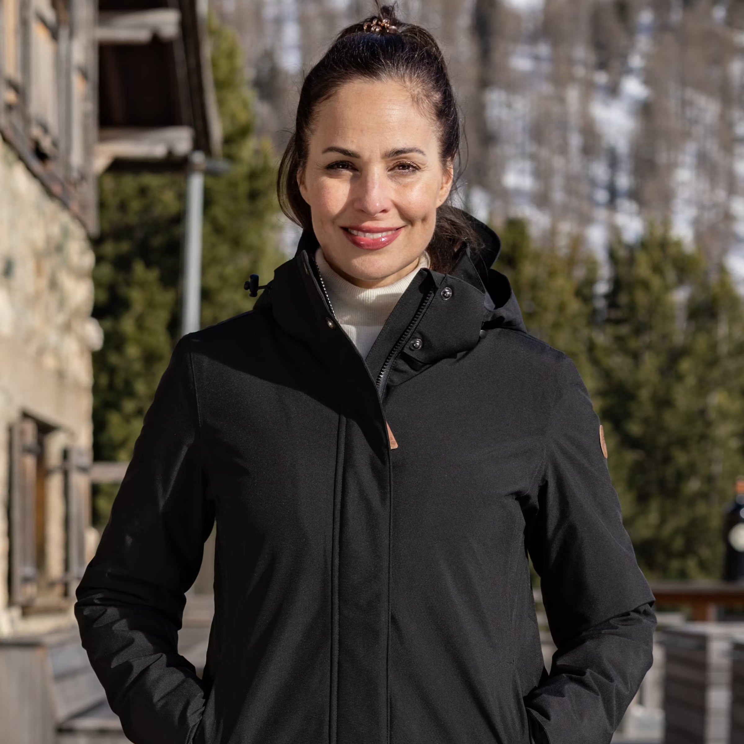 Frauen Winterjacke Lani black