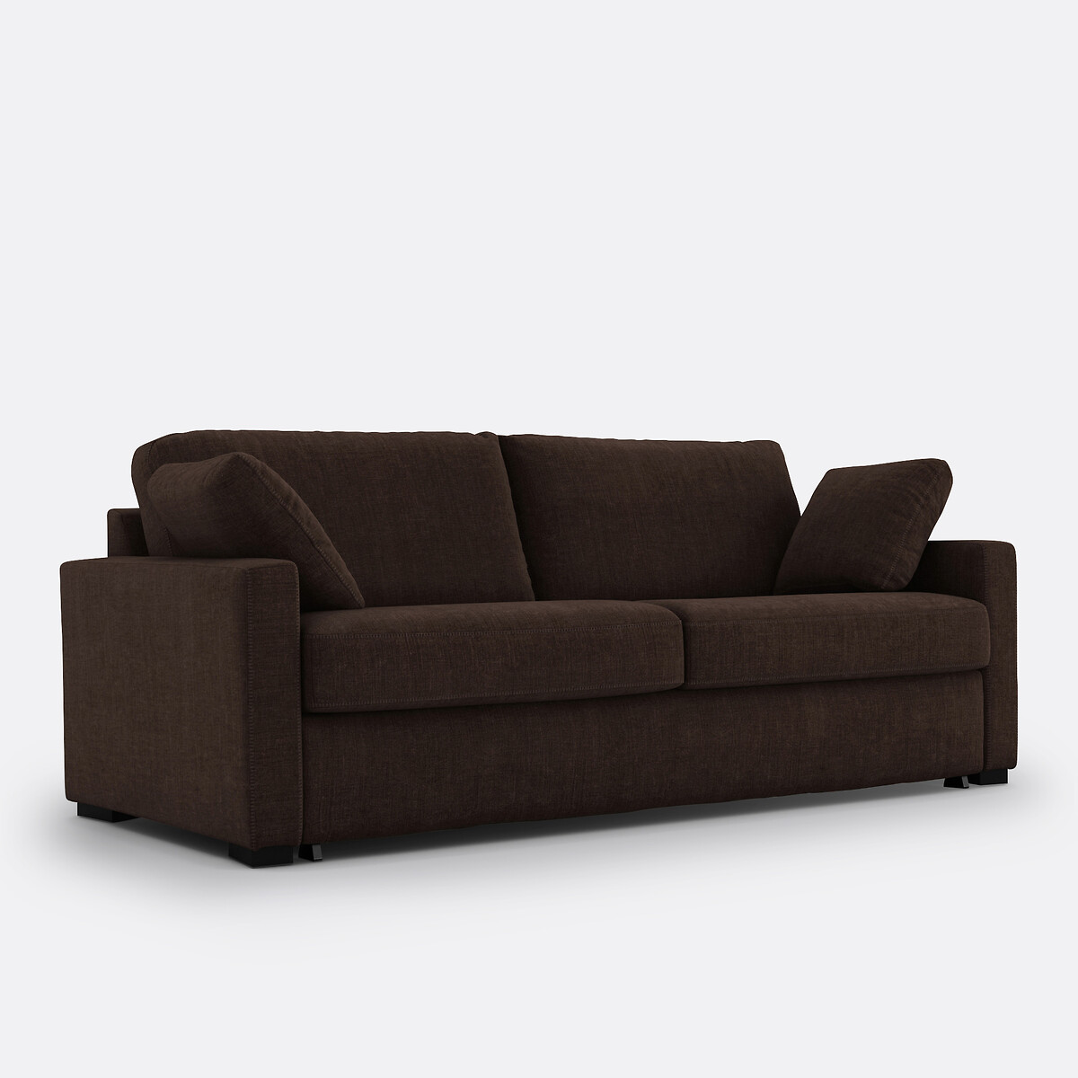 LA REDOUTE INTERIEURS<br>Sofá cama em algodão/linho, espuma HR premium, Timor