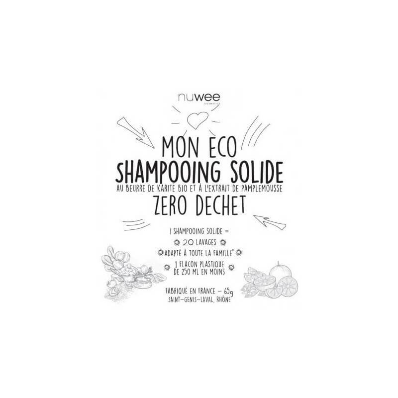 Shampooing solide Mon Eco Zéro Déchet - 65g