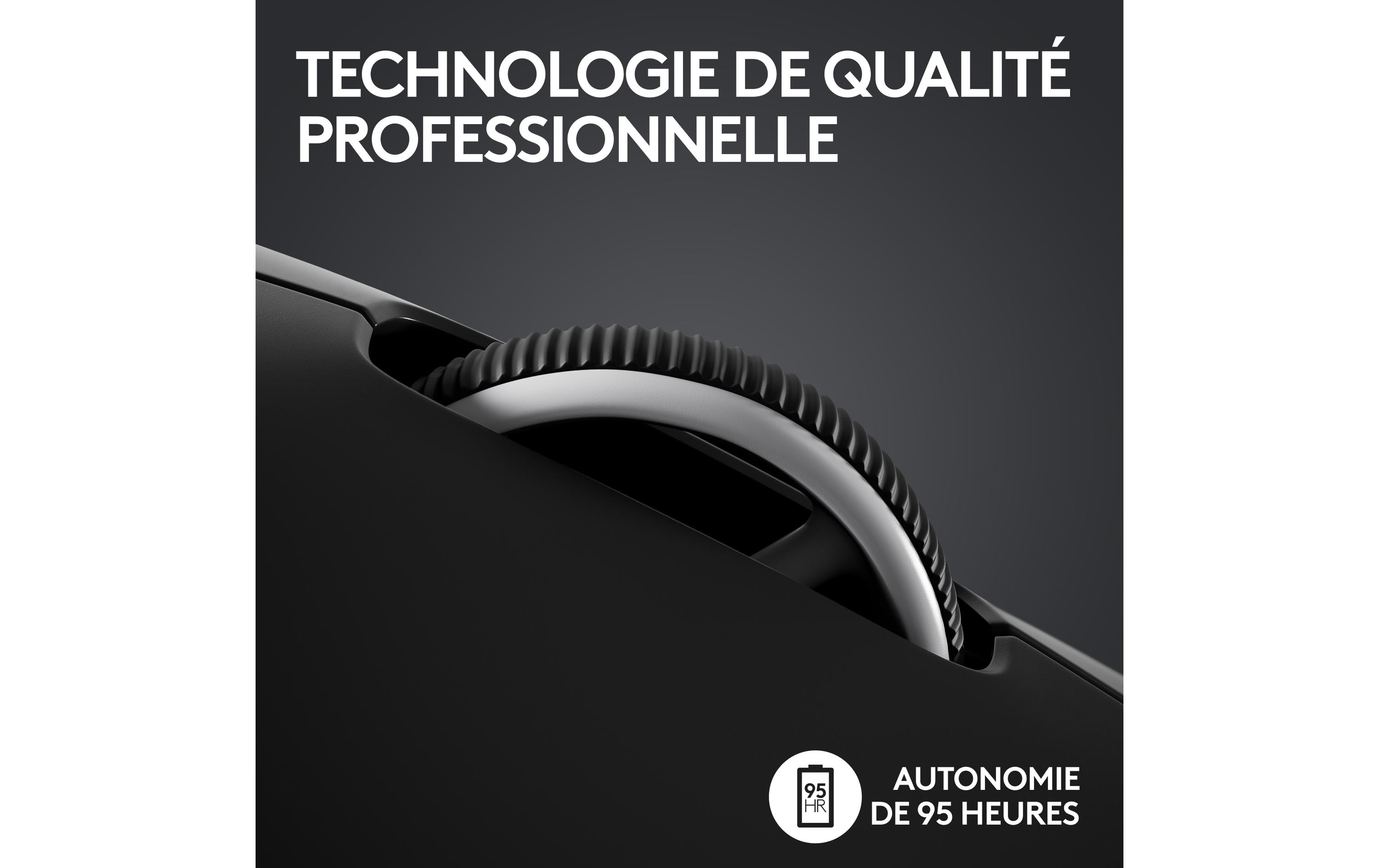 Gaming-Maus Pro X Superlight 2 Lightspeed Schwarz<br>Extrem leichte Gaming-Maus mit leistungsvoller Performance