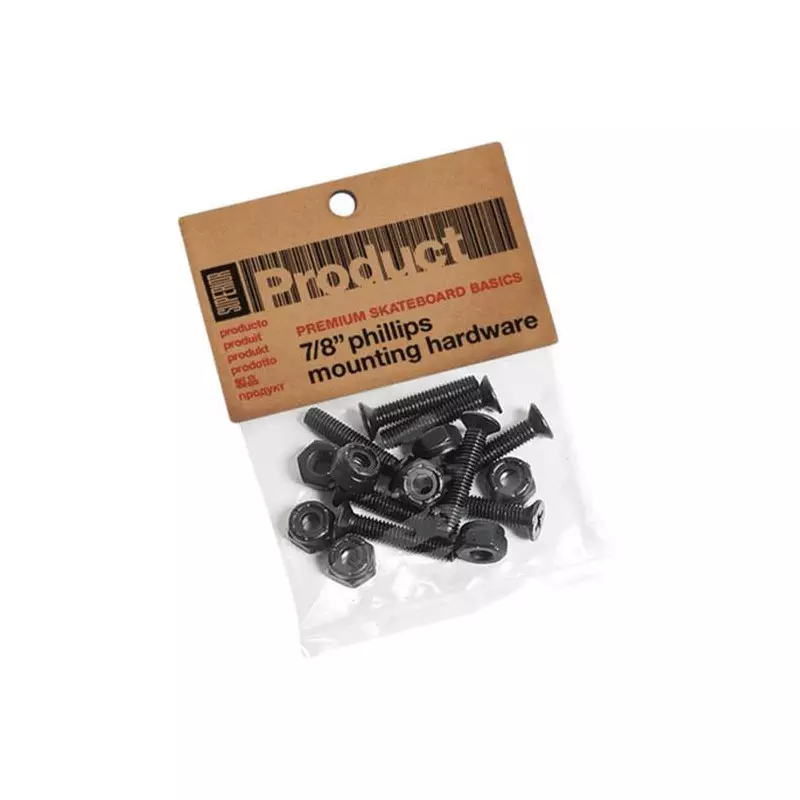 Visserie skate SUPERIOR SKATEBOARDS Cruci 0.75 Pouce Noir