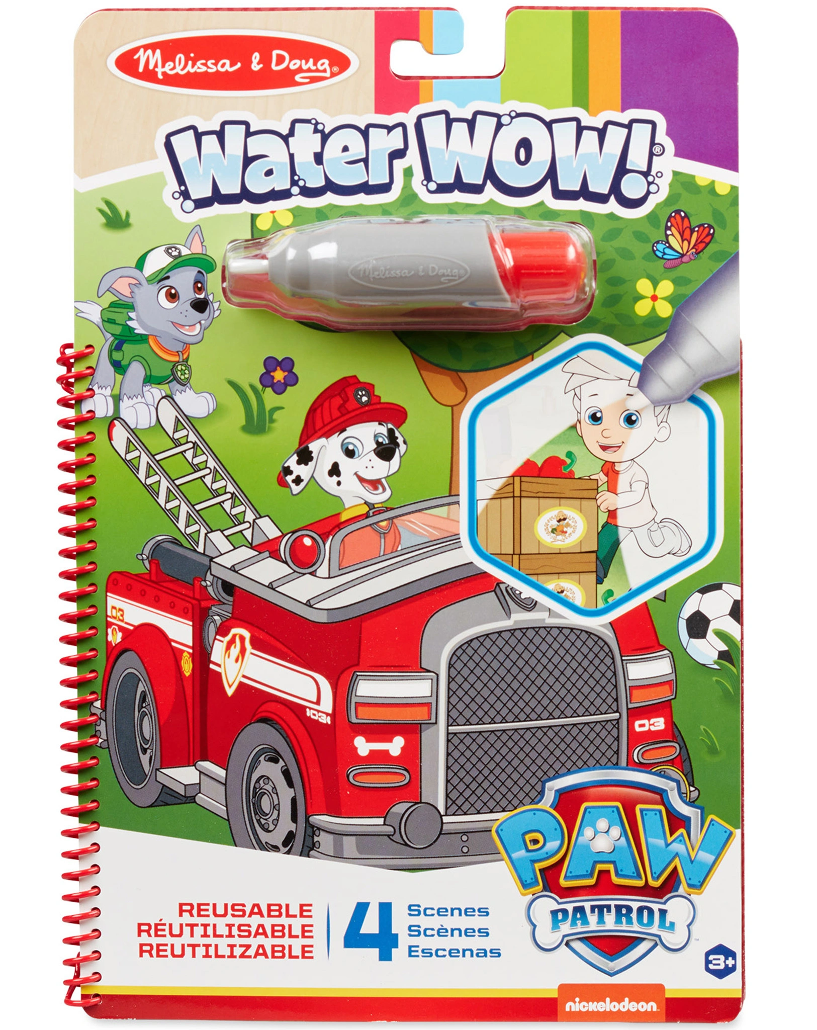 Malblock PAW PATROL - MARSHALL mit Stift