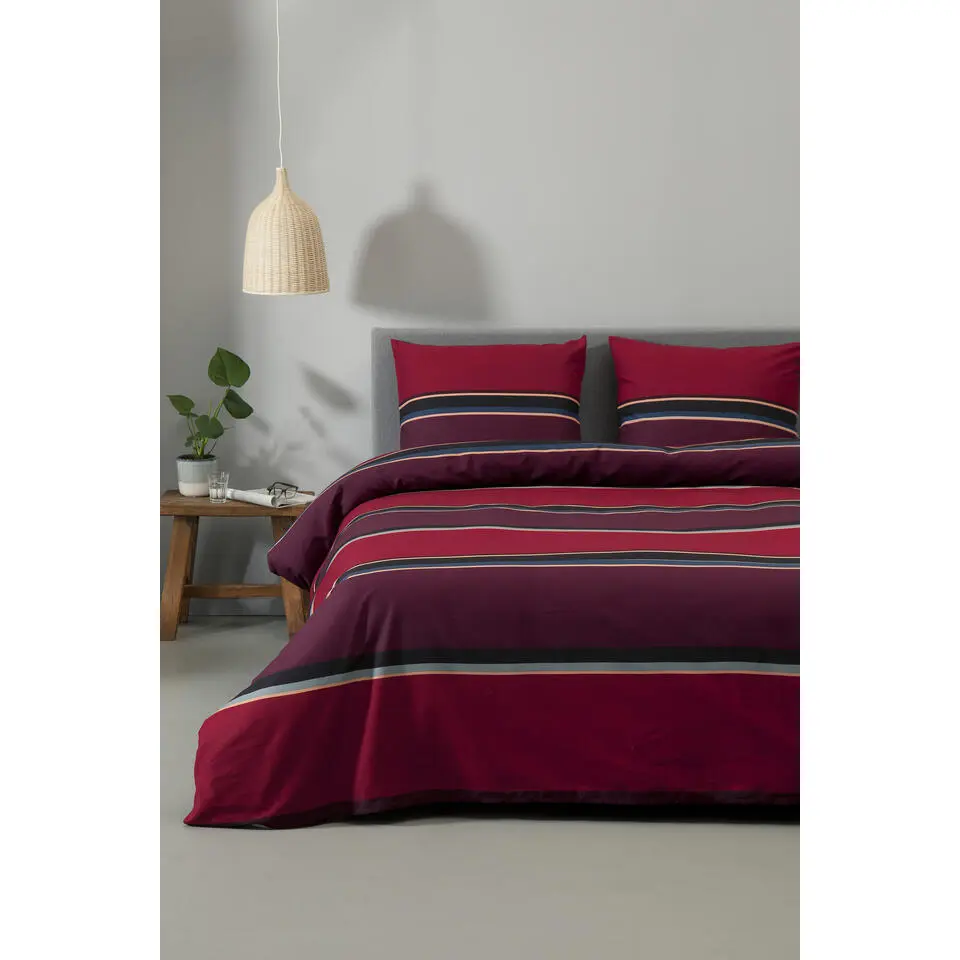 Ten Cate Katoenen Dekbedovertrek - 200x200/220 - Thor Rood