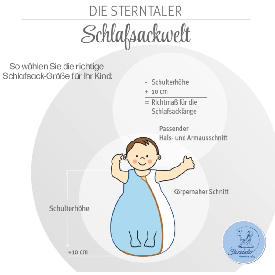 Sterntaler Babyschlafsack Krokodil Konrad