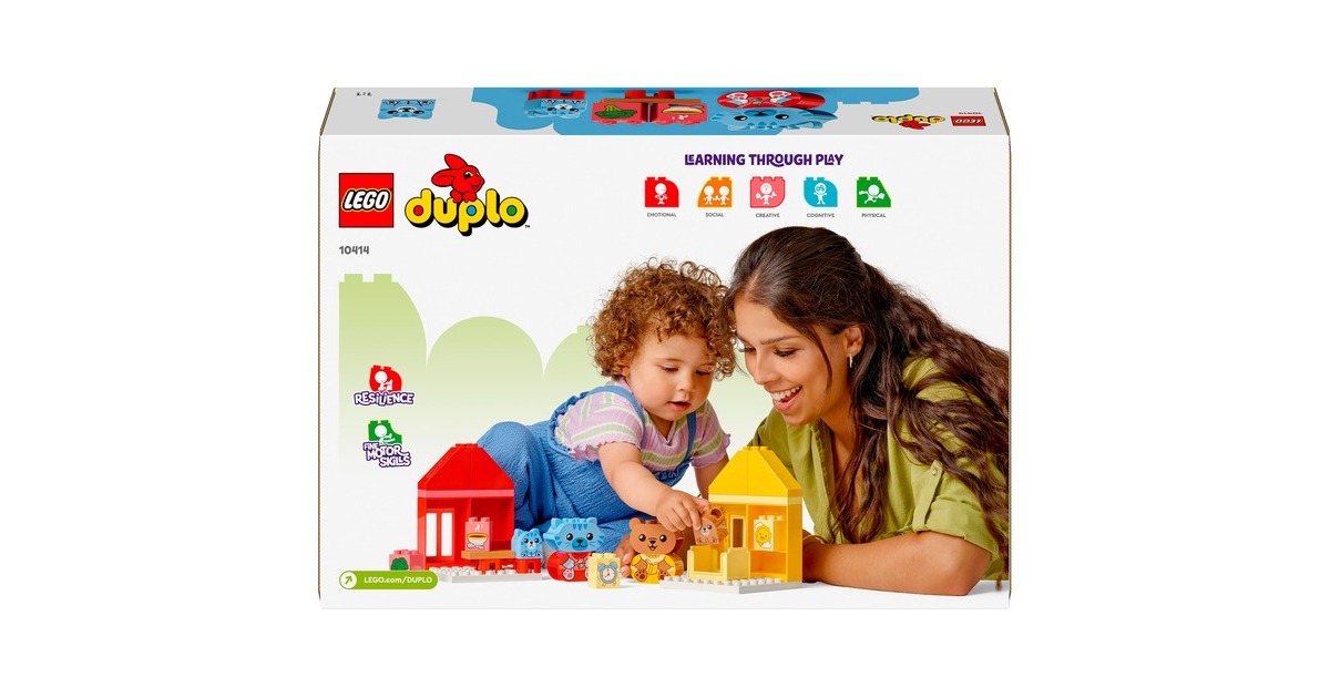 LEGODUPLO - Dagelijkse gewoontes - Eten en slapen Constructiespeelgoed  (10414)