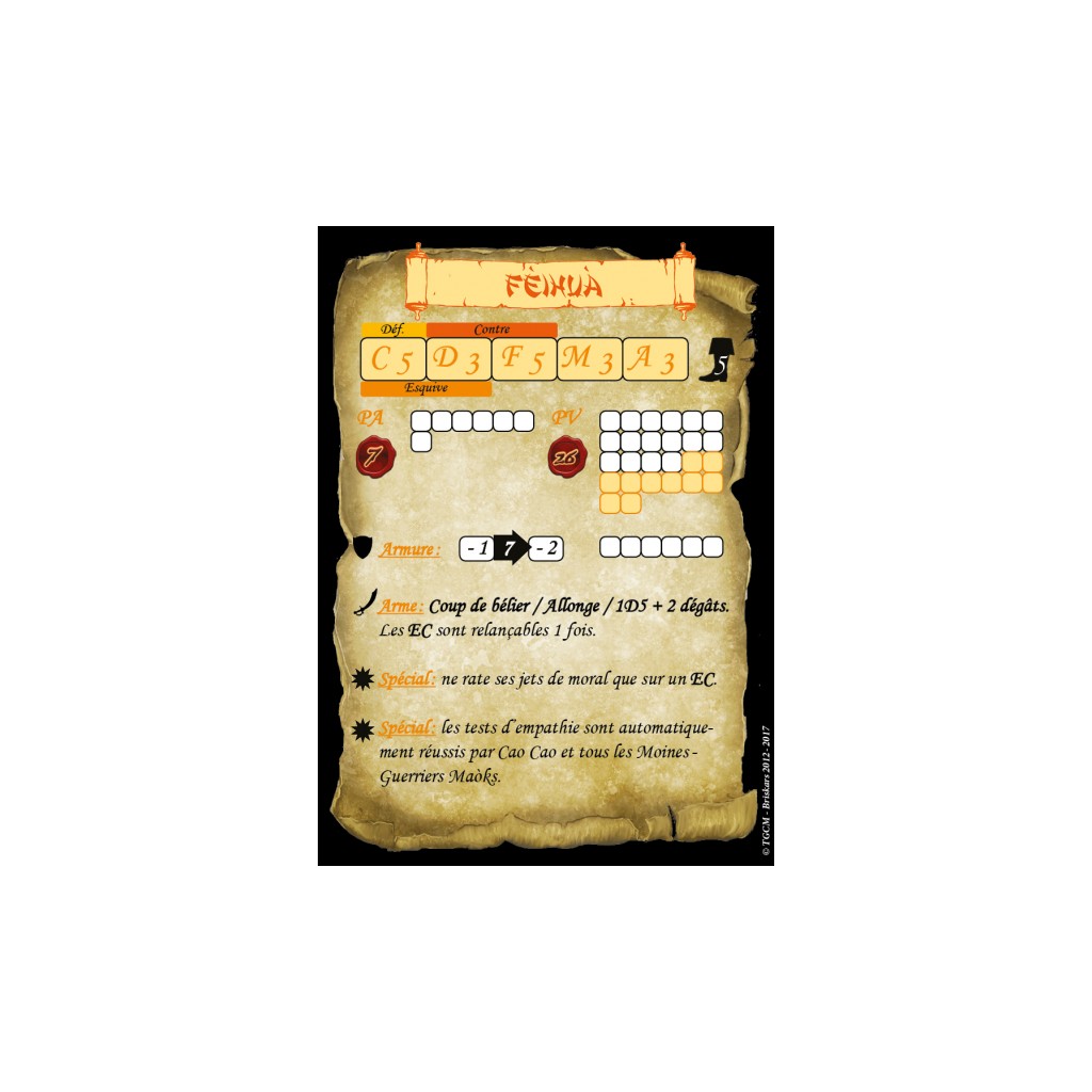 Briskars - Maoks - Cao Cao et Fèihuà