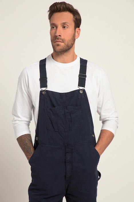 Latzhose, Workwear, elastische Träger, viele Taschen, bis 8 XL