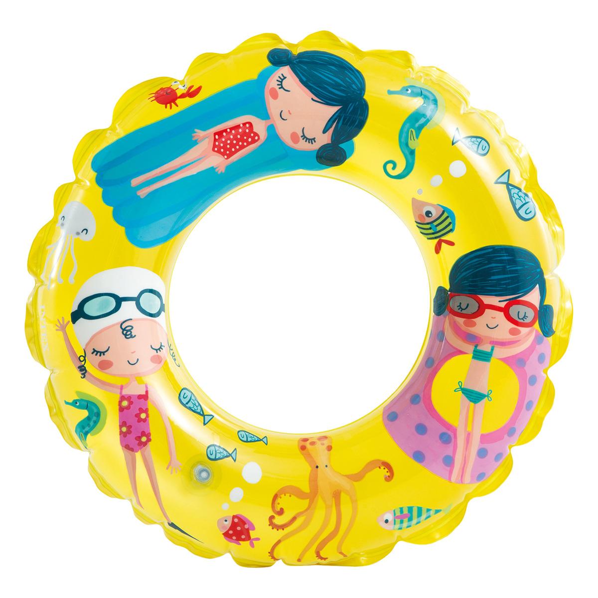 BOUEE TRANSPARENTE IMPRIME 61CM