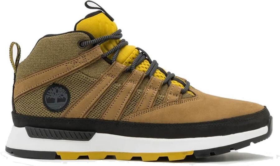Timberland Euro Trekker Mid Kindersneakers Olijf Nubuck