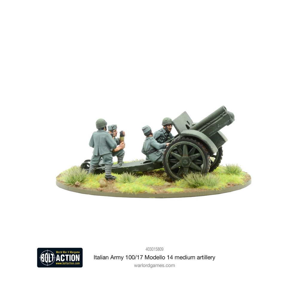 Bolt Action - Italian Army 100/17 Modello 14 medium artillery