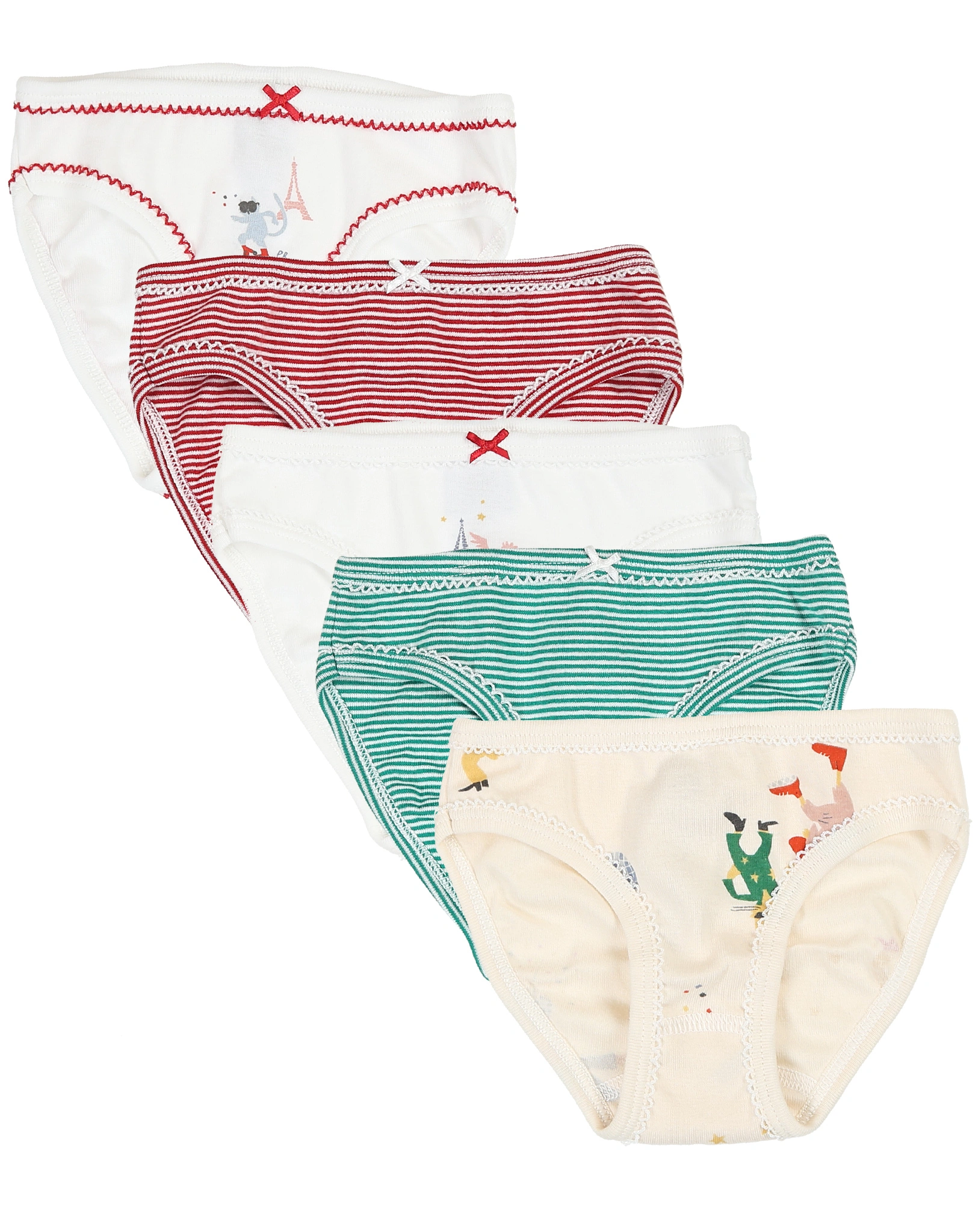 Slip FUNKY 5er-Set in bunt
