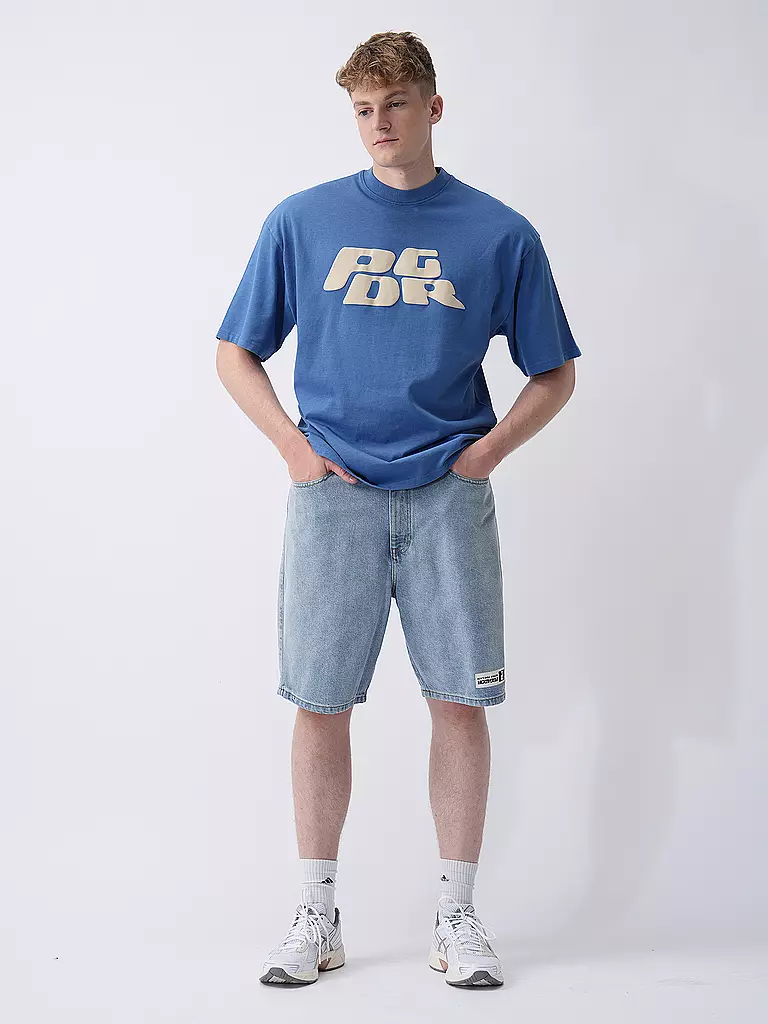 PEGADOR Jeansshorts MOORES hellblau