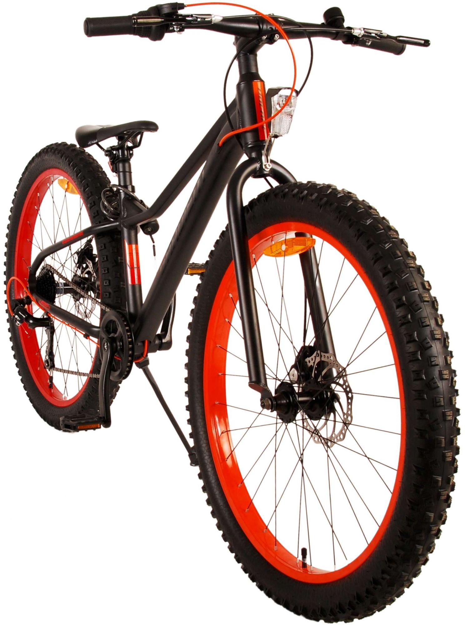 TPFSports Gradient Kinderfahrrad - Jungen - 26 Zoll - 7-Gang - Scheibenbremse - Schwarz