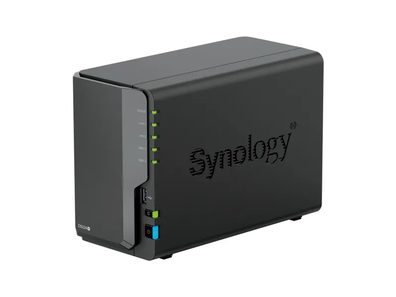 Synology Disk Station DS224  - NAS-server - RAID 0, 1, JBOD - RAM 2 GB - Gigabit Ethernet - iSCSI support