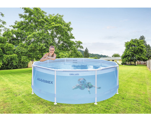 Marimex Florida rond opzetzwembad, Ø 305x91 cm, zonder accessoires, transparant