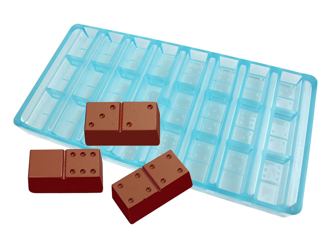Moule chocolat - dominos (x 24)