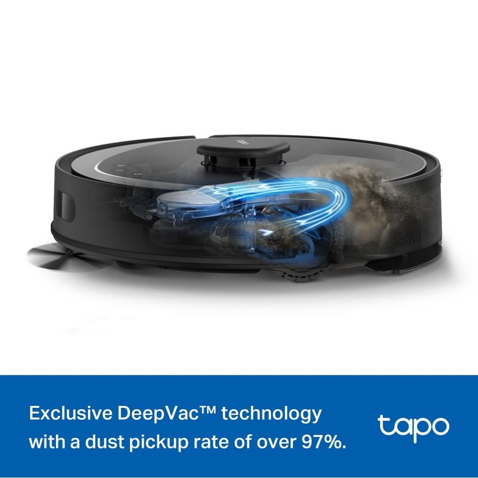 TP-Link - Tapo RV30 Max 5300Pa Hyper Suction Robot Vacuum & Mop