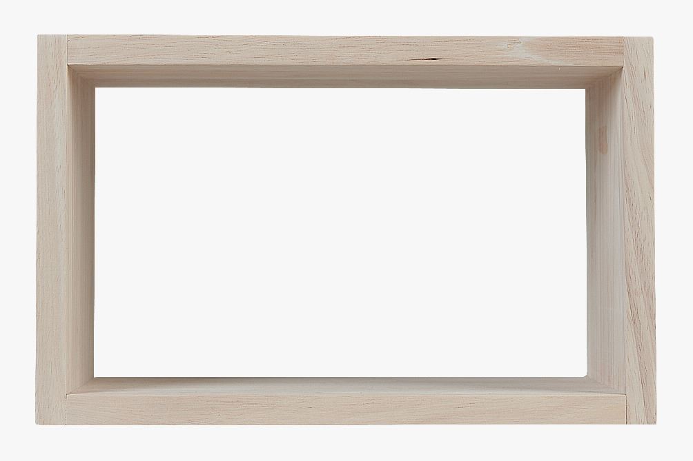 Hylle lys natur - 30x15x19 cm