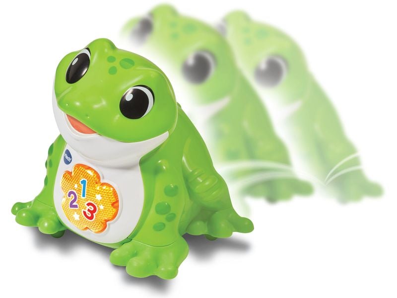 Vtech Beschäftigungsspielzeug Hüpfspass‐Frosch -DE- Musikspass mit dem energiegeladenen Frosch