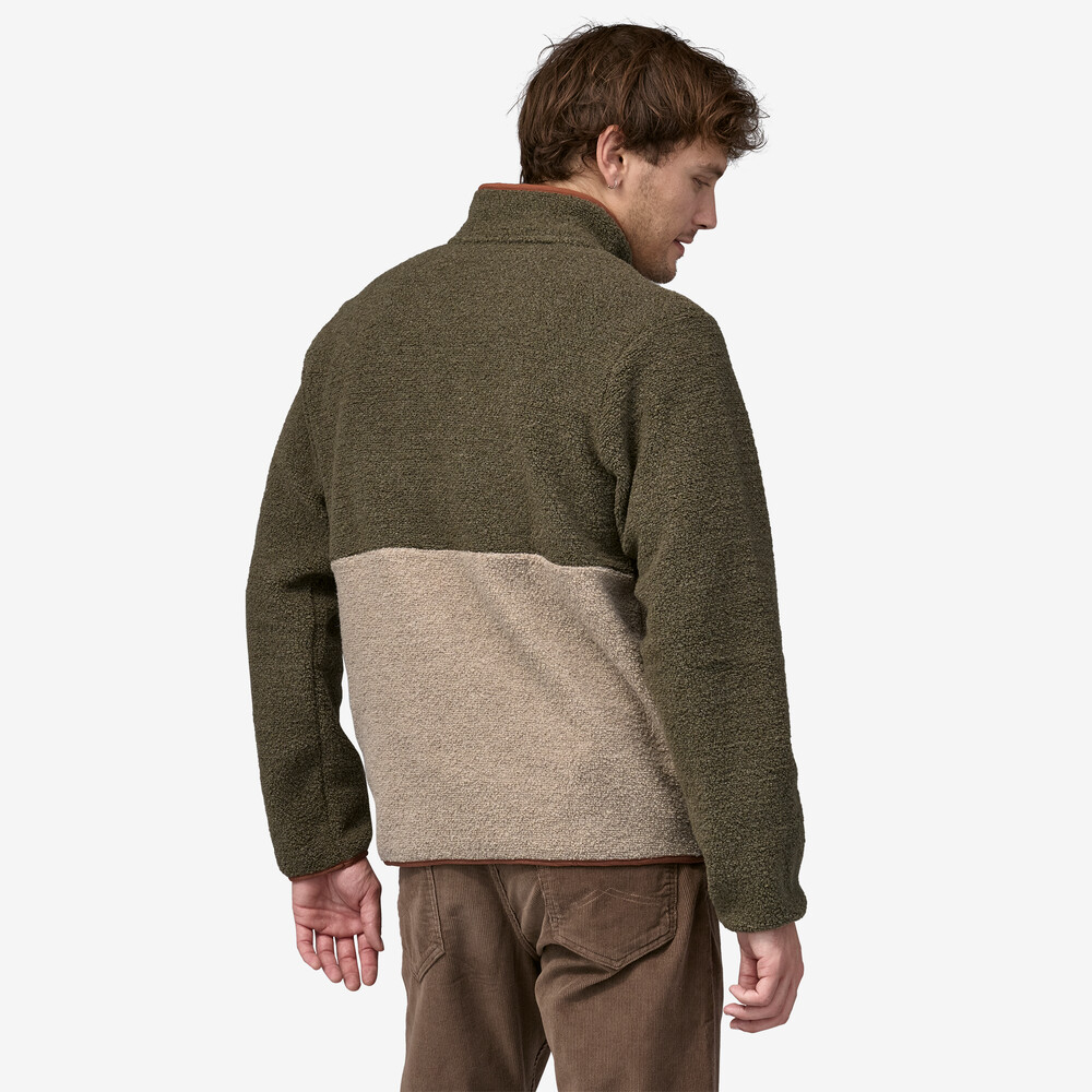 Herren-Pullover aus recyceltem Fleece
