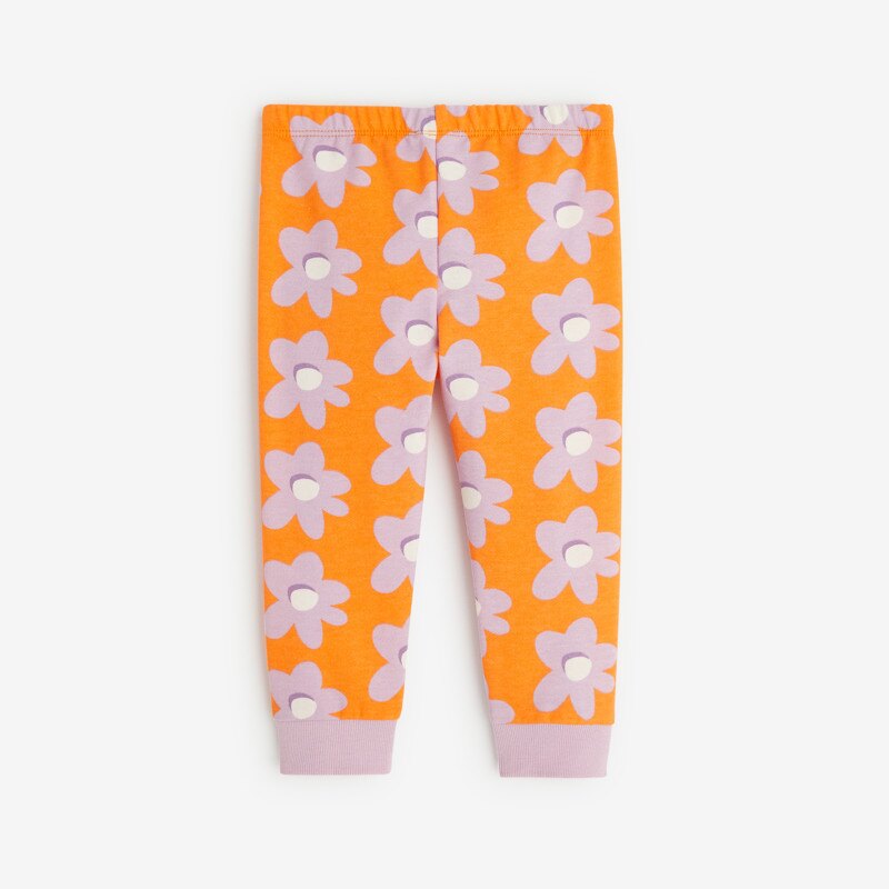Pantalon fleuri bébé fille rose corail Catimini Rose