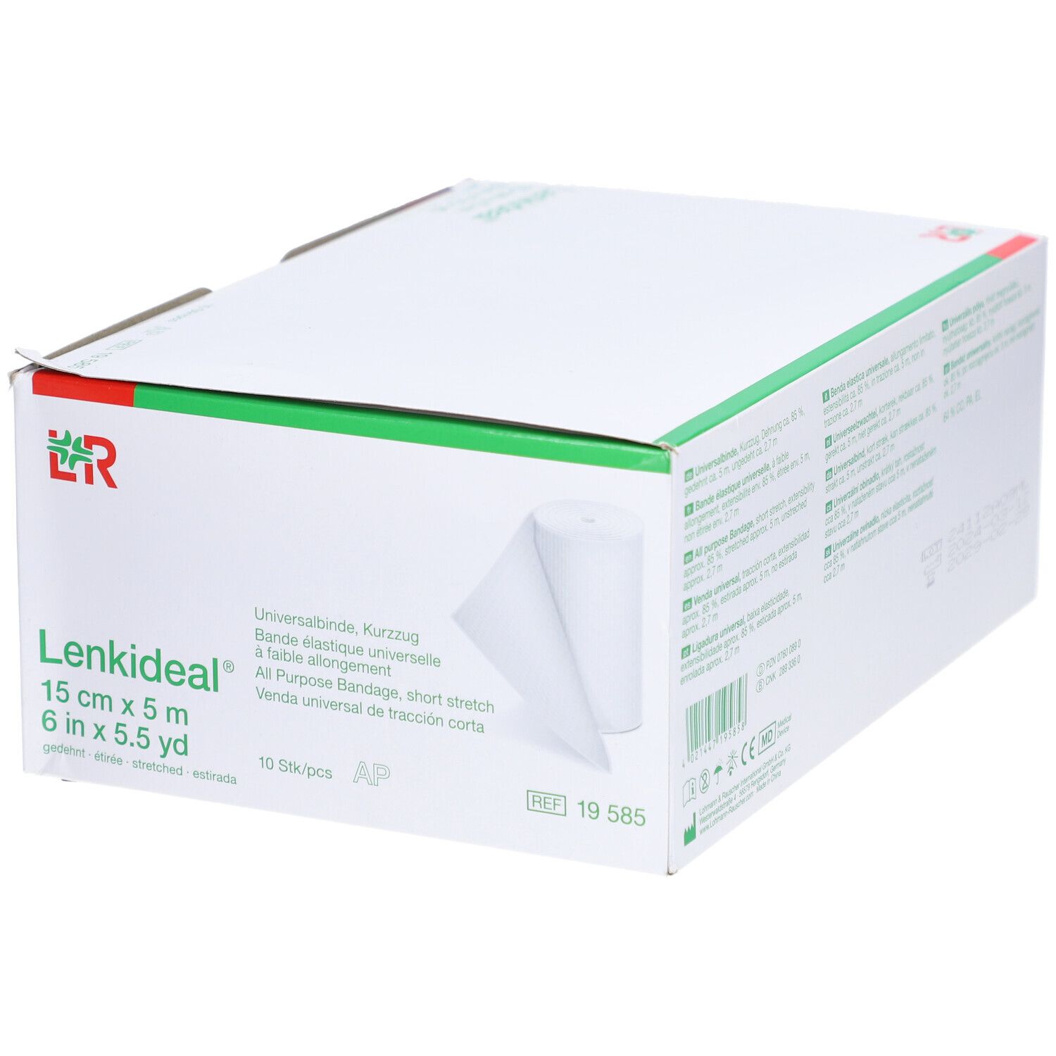 LENKIDEAL Idealb.15 cmx5 m weiß o.Verbandkl.lose