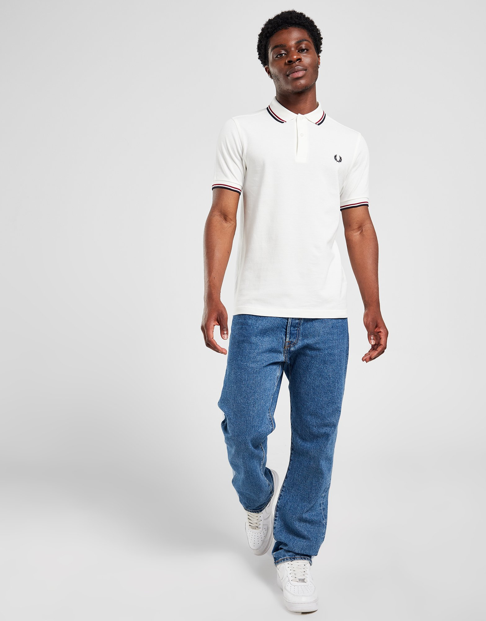 Fred Perry Polo Double Liseré Homme