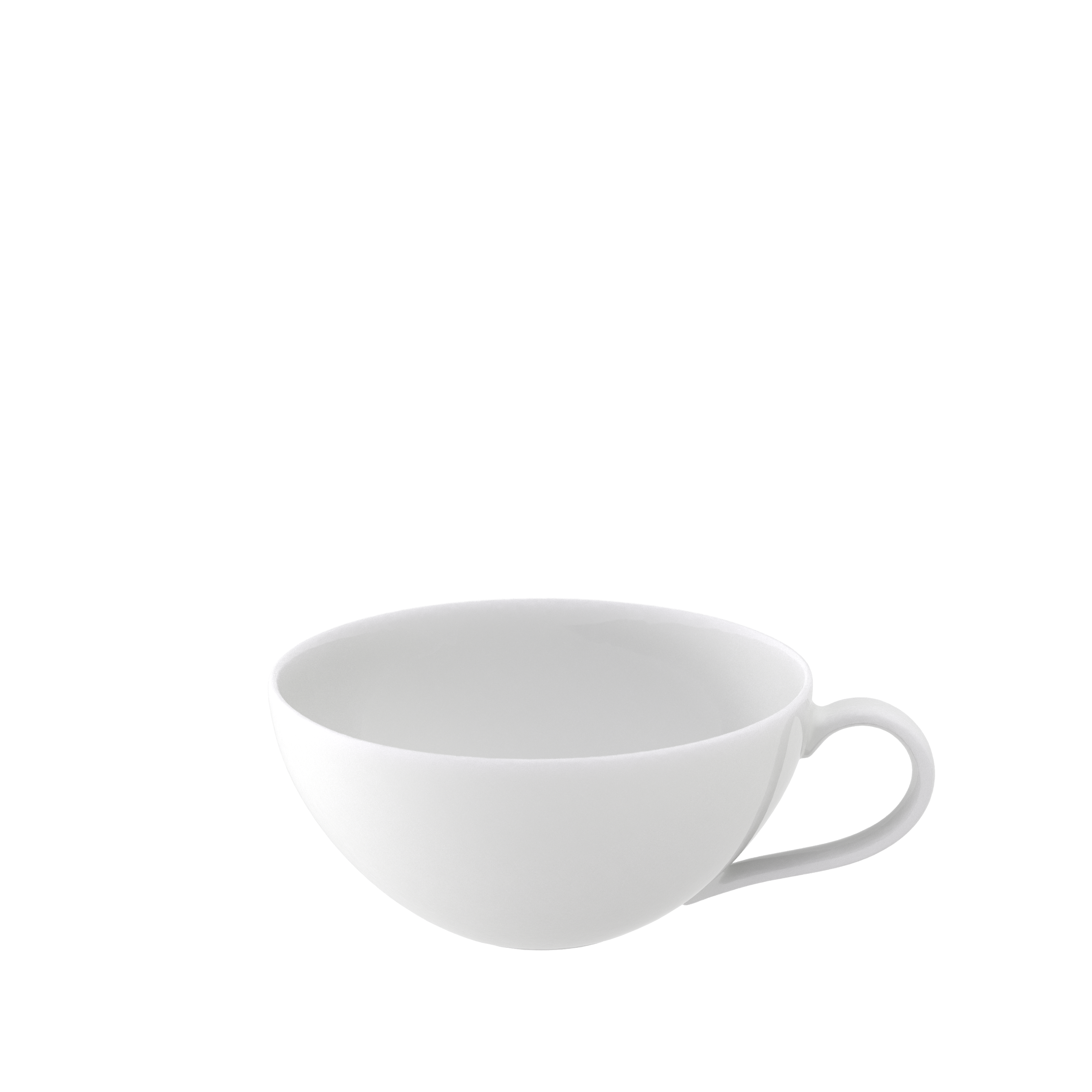 Anmut Tea cup White, 4.8 oz, Premium Bone Porcelain