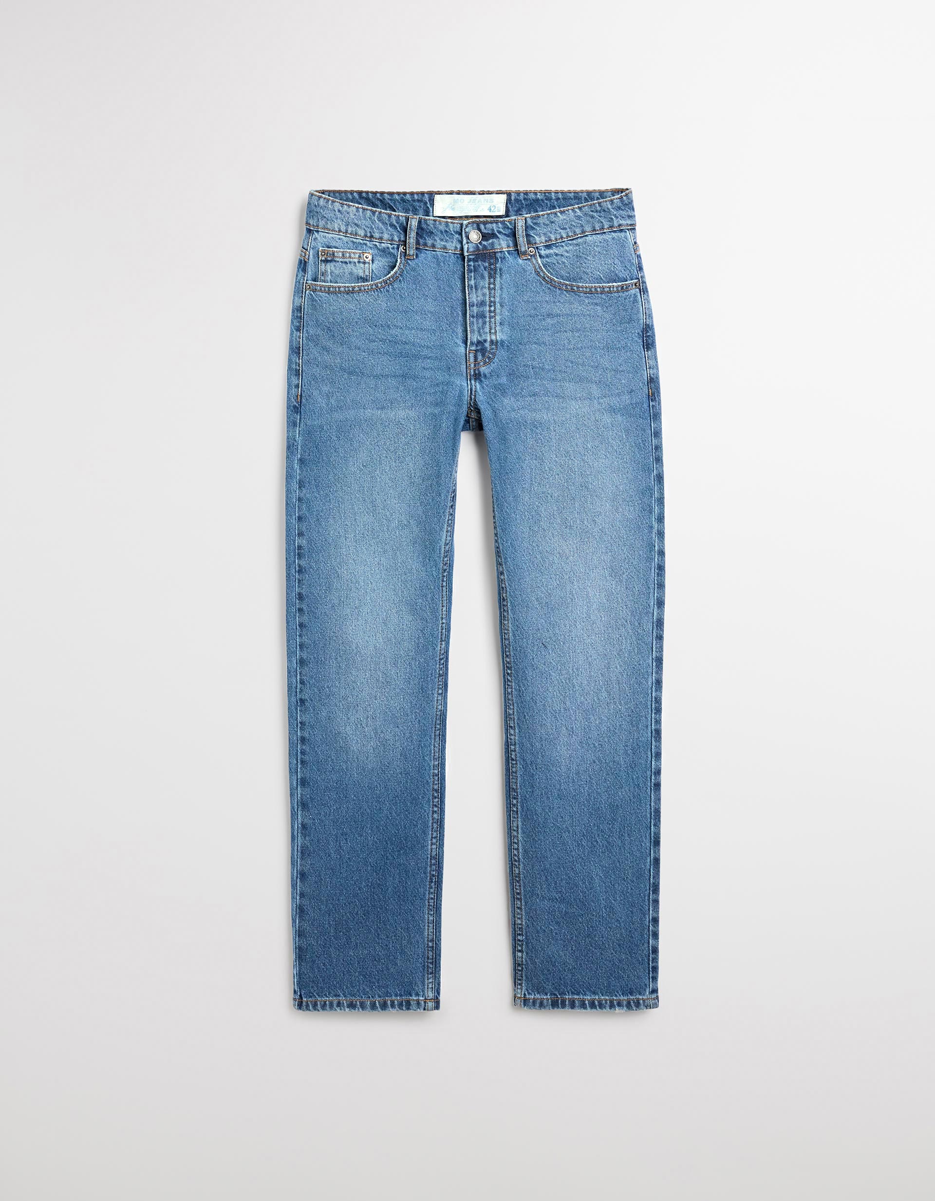 Calças de Ganga 'Straight Fit', Homem, Azul