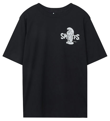 LMTD T-Shirt - NlnFordy Schlümpfe - Schwarz