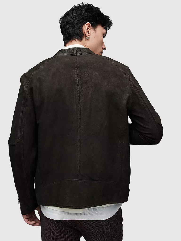 ALLSAINTS Lederjacke CORA grau