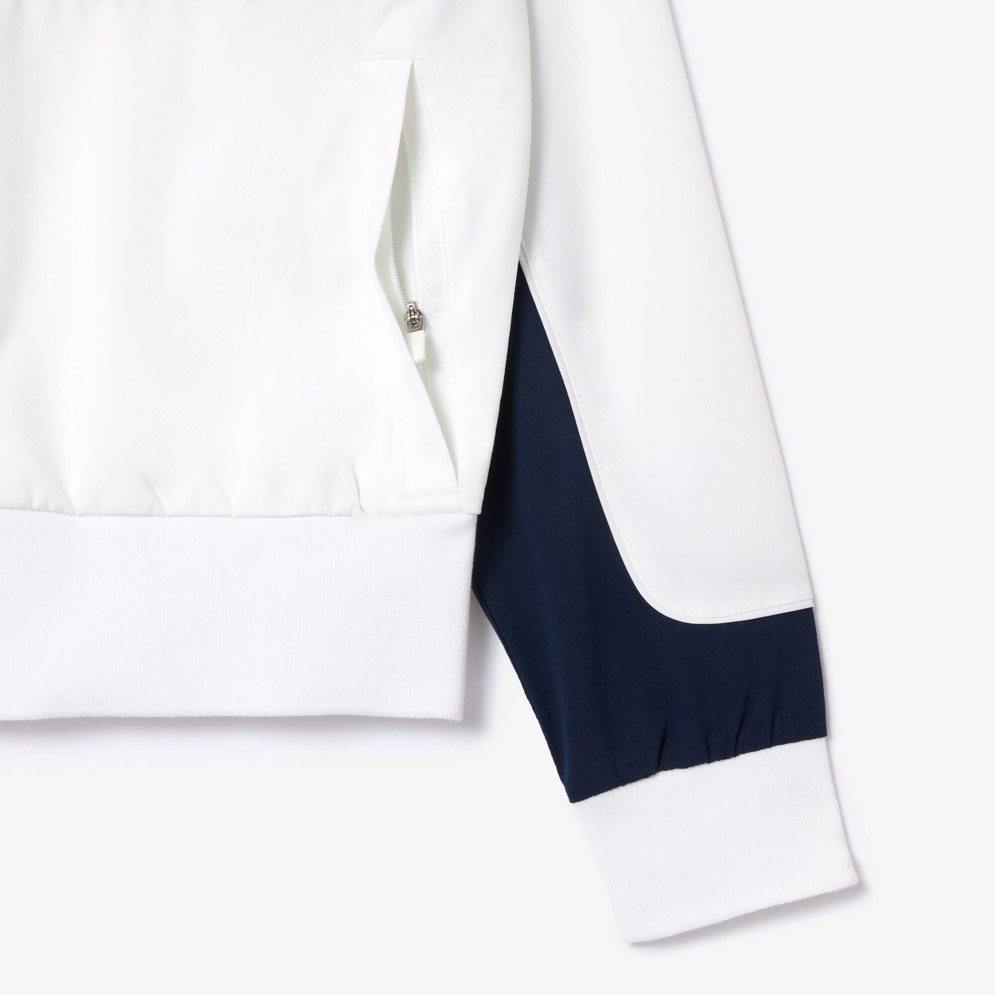 Veste Tennis color-block Ultra Dry stretch Blanc / Bleu Marine