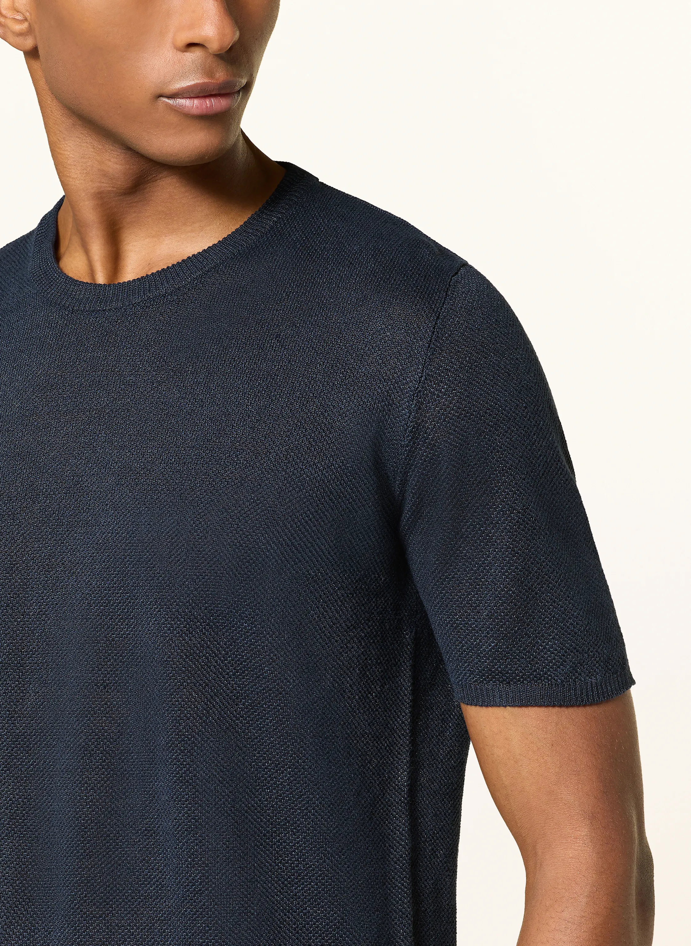 roberto collina Strickshirt aus Leinen
