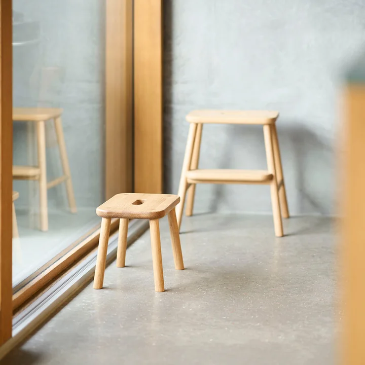 FDB Møbler - J181 Sønderup Hocker, Eiche natur