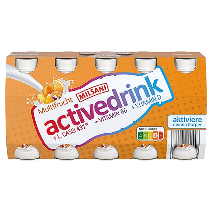 MILSANI Activedrink 10 x 100 g, Multifrucht