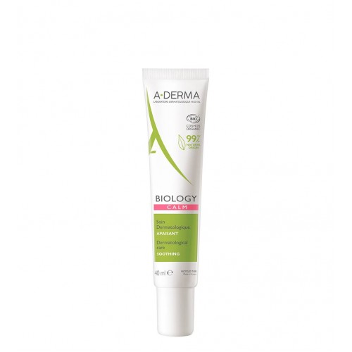 A-Derma Biology Cuidado Calmante rosto pele reativa 40ml