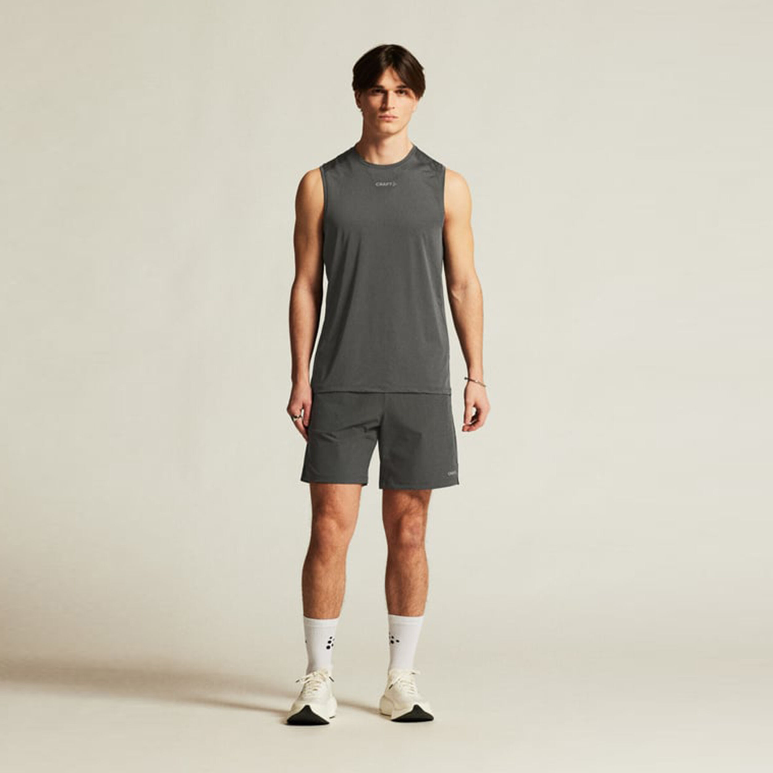 Craft ADV Essence 2in1 Short 2 Short De Running Hommes - Gris