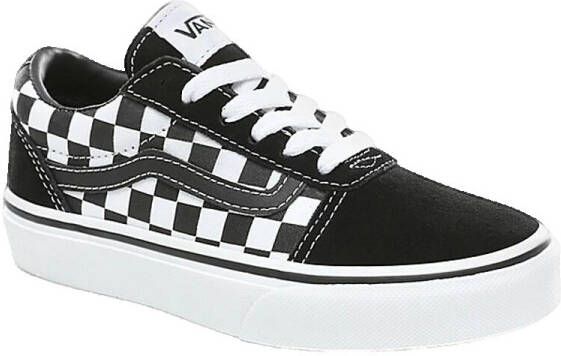 Vans TD Ward Slip On Checkered Sneakers Black True White