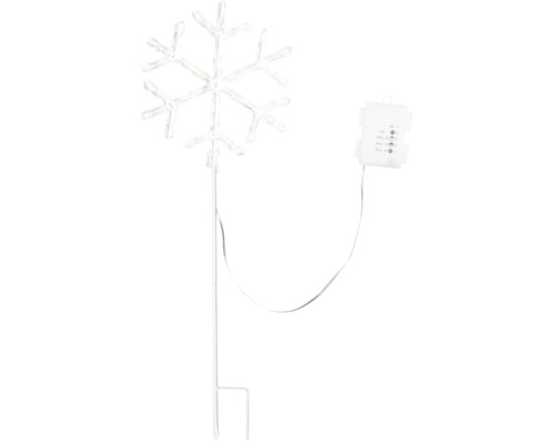 LED Decoratieve Lafiora Sneeuwvlok Stick 113 stuks 65 cm Warm Wit