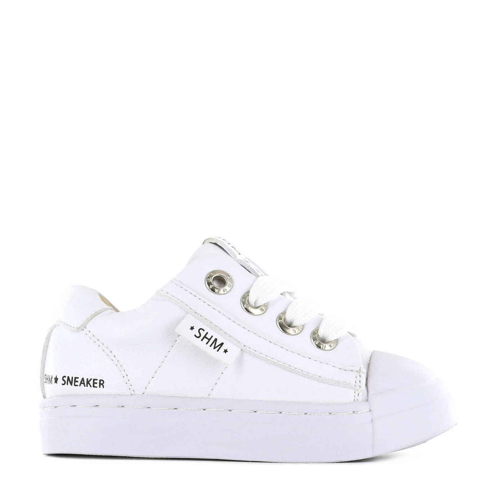 Shoesme SH21S001-J  leren sneakers wit